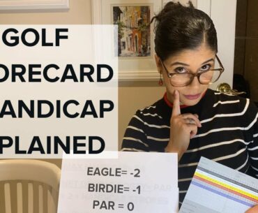 Golf Scorecard and Golf Handicap Explained for Beginner Golfers
