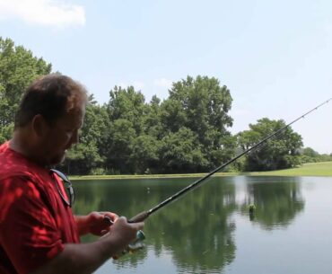 Bass Fishing In My Country Pond, Part 1