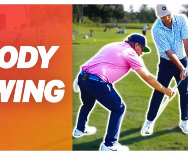 Golf Swing With Body Not Arms - Beginner Golf Lesson