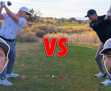 Righties VS Lefties | 2v2 Scramble Match! | Exp Golf