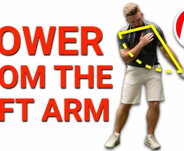 POWER FROM THE LEFT ARM | GOLF TIPS | LESSON 163