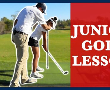 Junior Golf Lesson - BETTER  Ball Striking!