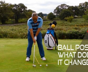 Ball Postion In Golf - What Does It Change