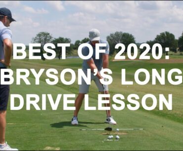 Best of 2020: Bryson DeChambeau's Long Drive Lesson with Nick Faldo