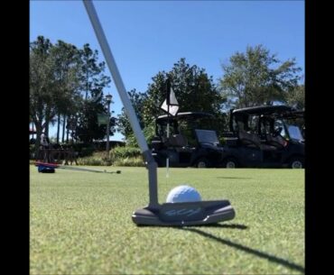 SGC Putters 001 rolling 8 footers at Shingle Creek