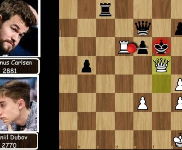Dubov takes Carlsen in to a deep forest #airthings masters (2020) #daniildubov#magnuscarlsen#chess