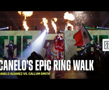 Canelo's Epic Ring Walk Ahead Of Callum Smith Fight