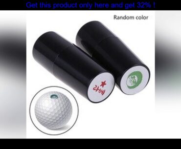 best 1pc Quick Dry Plastic Golf Ball Stamper Stamp Marker Impression Seal Golf Club Accessories Sym