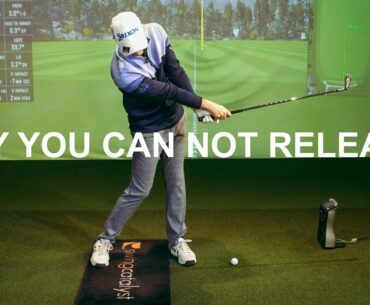 WHY YOU CAN NOT RELEASE THE CLUB IN THE GOLF SWING