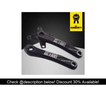 Review Aluminum Alloy Crank 104 BCD Mountain Bike Crankset Crank Left Right 170mm Hole Compatible C