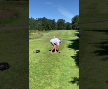 Golfing with an oxygen concentrator