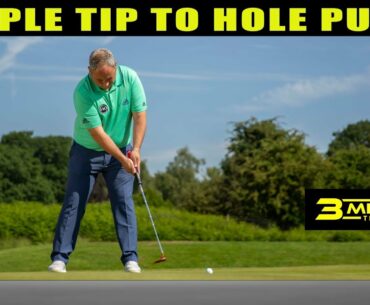 Golf - Simple Tip To Hole More Putts