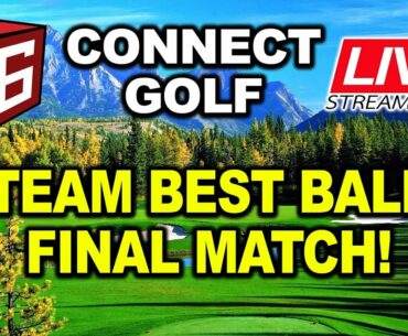 E6 Connect Golf Simulator LIVE Team Best Ball Final - Uneekor vs GCQuad vs SkyTrak vs TruGolf