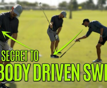 To Have a Body Driven Swing You Need A Great Pair Of Hands