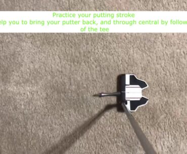 EASY HACK TO IMPROVE YOUR PUTTING AT HOME DURING LOCKDOWN...