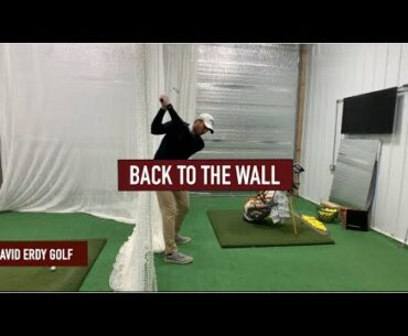 Backswing Golf Drill: Back Against the Wall