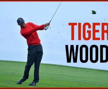 Watch TIGER WOODS Range Session | Driving Range Practice | Wedge to Driver | Warm Up Swing