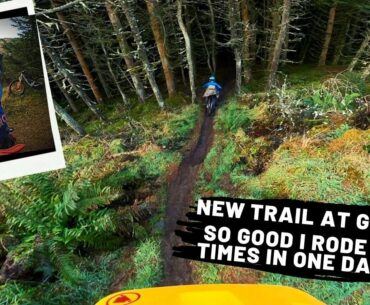 This new MTB trail at Golfie was so good I rode it 3 times! | Innerleithen, Scotland