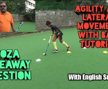 Agility and Lateral Movement with ball Tutorial || Hockey Fever Tv (With English Subtitles)