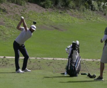 Dustin Johnson Practice Range At Sentry TOC 2021