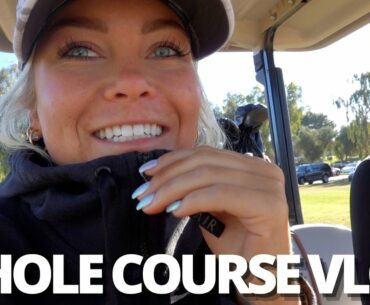 (GOLF) 9-HOLE VLOG AT A SHORT COURSE!!!