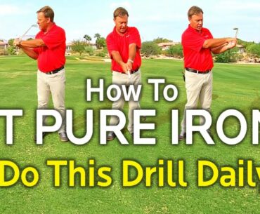 HOW TO HIT PURE IRONS (Do This Drill Daily)