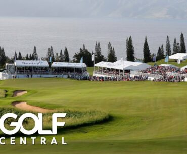 Analyzing Tournament of Champions 18th hole at Kapalua | Golf Central | Golf Channel