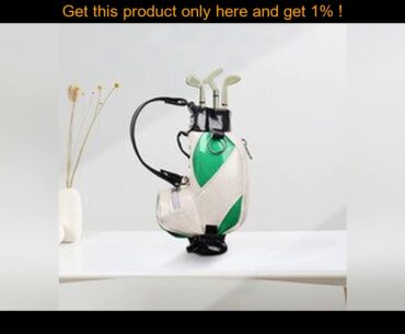 best Miniature Golf Bag Pen Holder Mini Creative Desktop Decoration with Golf Souvenir Christmas Gi