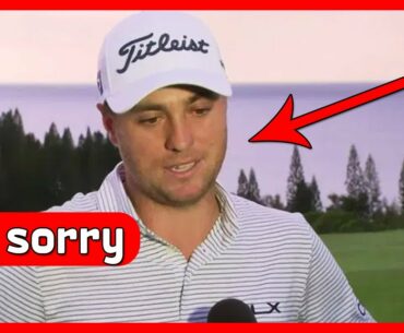 Watch : Justin Thomas apologizes for anti-gay slur at Tournament of Champions