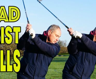 Drills To Flatten The Lead Wrist - Golf Tip