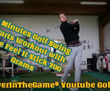 5 Minutes Golf Swing Parts Workout with the Feel It Stick 700 Grams