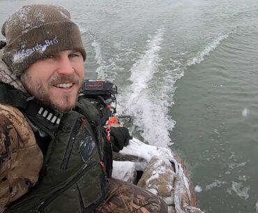Layout Boat Hunt in a BLIZZARD