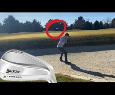 We only used a 7 IRON here’s what happened...