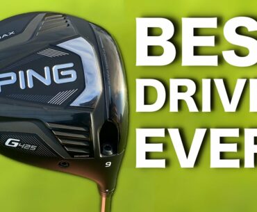 The STRAIGHTEST driver I've ever tested | PING G425 DRIVER REVIEW