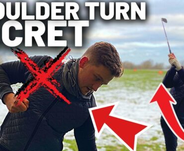 DO NOT TURN YOUR SHOULDERS:  Golf Swing MISTAKE