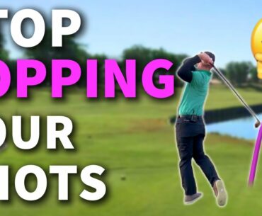 STOP TOPPING THE GOLF BALL | One Tip That Will Stop You From Topping Ever Again | Gravity Golf