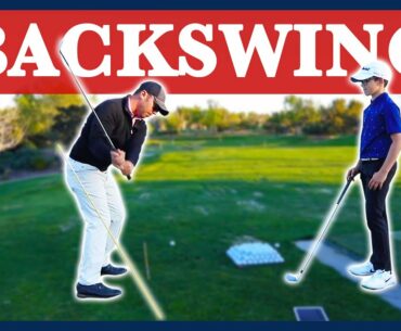 Junior Golf Lesson - Backswing Plane Drill