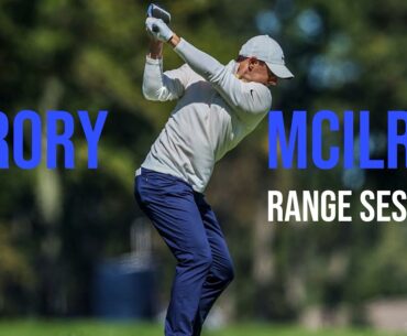 Watch Rory Mcilroy Swing Range Session | Driving Range Practice | Warm up Swings