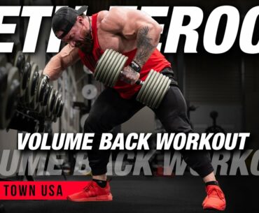 Volume Back Workout at Pump Town USA | Seth Feroce