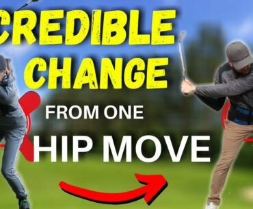 THIS INCREDIBLE SWING CHANGE CAME FROM ONE SIMPLE HIP MOVE