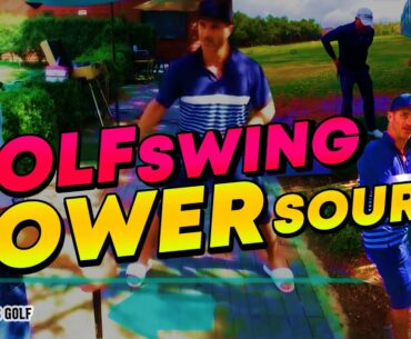 Golf Swing POWER SOURCE | Hip Rotation Control