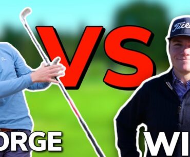 CLUTCH FINISH For The Win! Pro vs Pro. George vs Will | Bryan Bros Golf