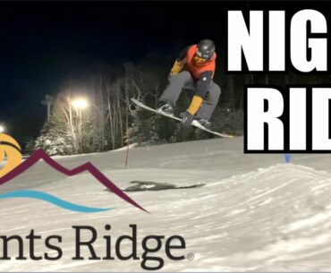 NIGHT SNOWBOARDING AT GIANTS RIDGE!!!