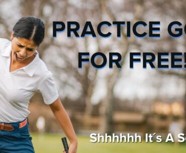 How to Practice Putting for FREE! Secret on How to Golf for CHEAP Shh!