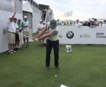 Kevin Chappell 3 iron FO Golf Swing