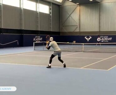 Rafael Nadal vs. Bautista Agut Intense Practice Points at the Rafa Nadal Academy (Preseason 2021)