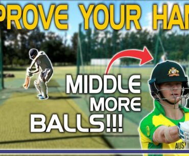 Improve your hands - Front foot shots - Cricket batting tips