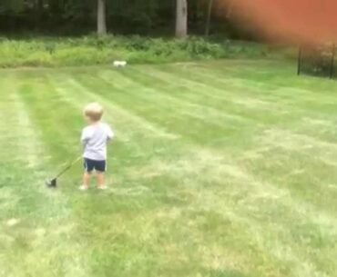 AP2 Tees Off at 20 months old!