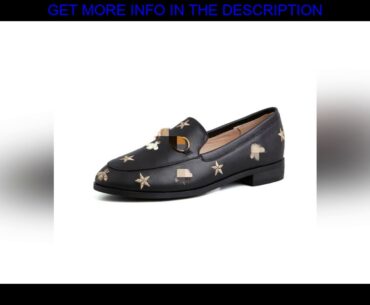 REVIEW Kmeioo Round toe metal Embroidered Bee Casual Mule Shoes leather Slip on low heel women shoe