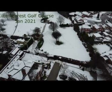 jan2021 Kilton Forest Golf Course, Covered in Snow.